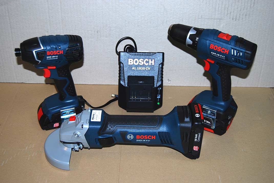 Bosch 3 Tool 18 V-LI Set