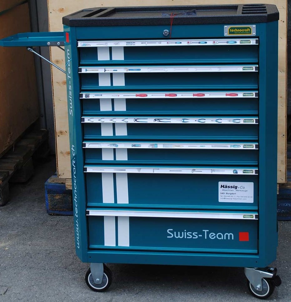Werkzeugwagen Technokraft Swiss-Team 286tlg.